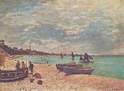 Claude Monet Beach at Sainte-Adresse china oil painting reproduction